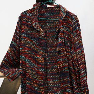 KNIT JACKET THAT EATS OTHER KNIT JACKETS